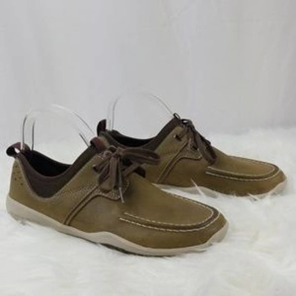 Margaritaville Boat Lace Up Mens Shoes Tan/Brown Sz 8.5 - Picture 2 of 8
